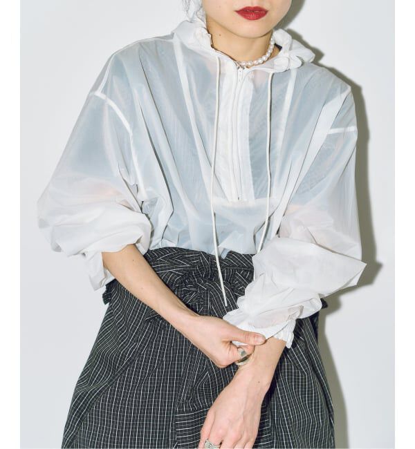  「《予約》SHEER NYLON ANORAK：シャツ」|シャツ・ブラウス|