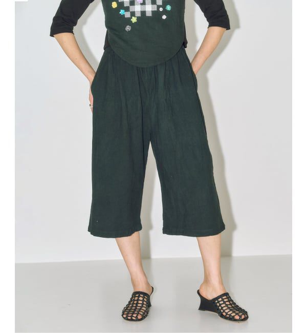  「《予約》FUJIN TREE &times; 鄭惠中 別注 SHORT LEG パンツ」|その他|ブラック