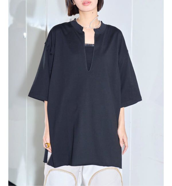  「《追加予約》KEY NECK Tシャツ」|Tシャツ・カットソー|