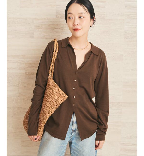 Plage「《追加予約》sheer skipper ニット」|ニット・セーター|