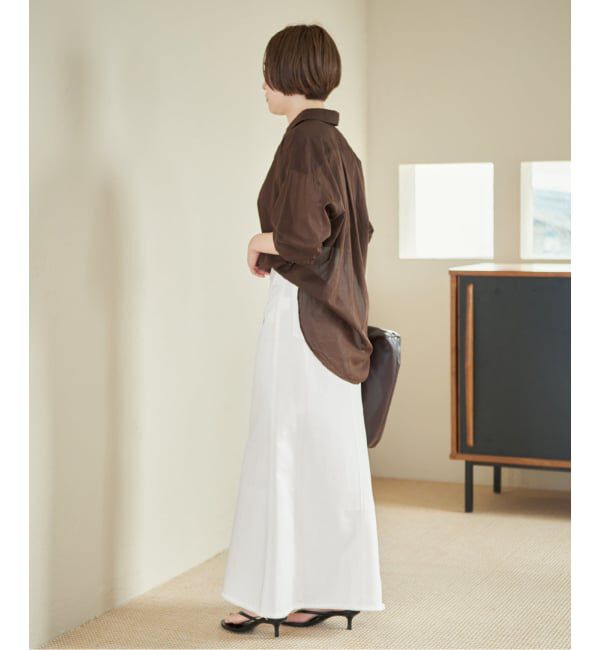 Plage「《予約》Garment dye long スカート」|スカート|