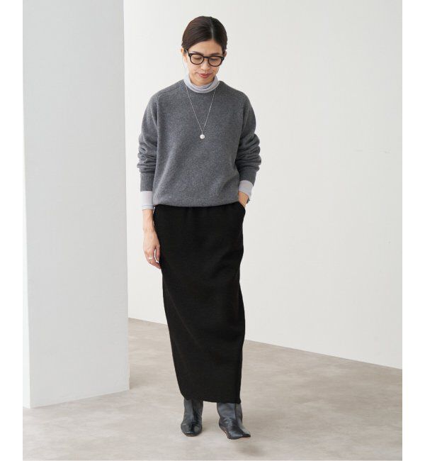 IENA「《追加》スーパーファインスムースニットスカート」|スカート|