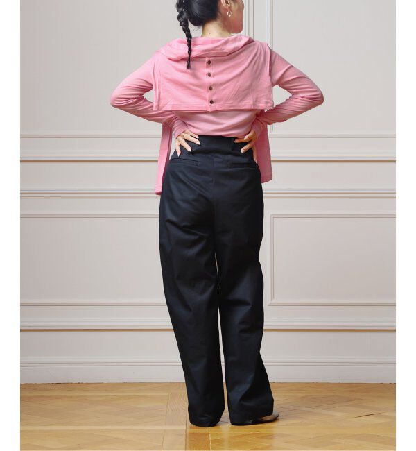 IENA LA BOUCLE「IENA LA BOUCLE シアーフライスロングスリーブTシャツ」|Tシャツ・カットソー|