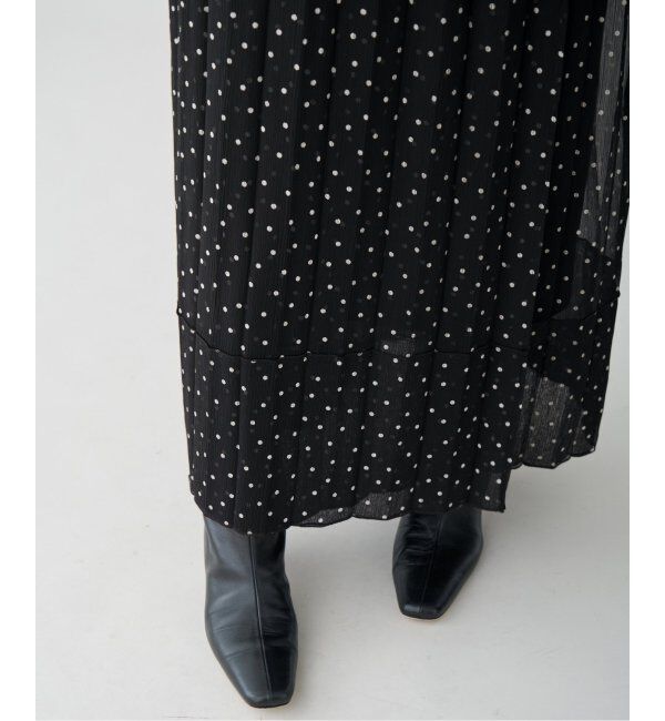 IENA「L'UNE/リュンヌ ドットスカート」|スカート|