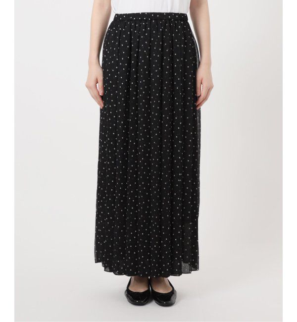 IENA「L'UNE/リュンヌ ドットスカート」|スカート|