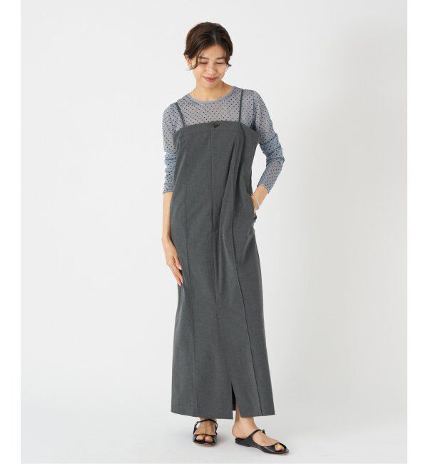 IENA「フロッキードット シアー プルオーバー」|ニット・セーター|