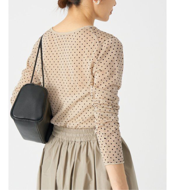 IENA「フロッキードット シアー プルオーバー」|ニット・セーター|