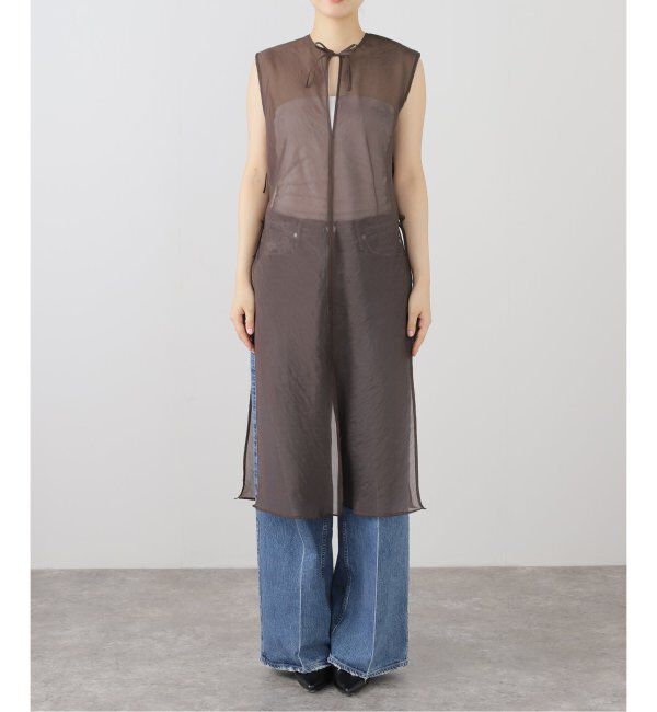 IENA LA BOUCLE「VIOLETTE ROOM/バイオレットルーム ロングベスト VR252618」|ベスト・ジレ|