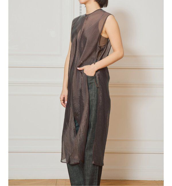 IENA LA BOUCLE「VIOLETTE ROOM/バイオレットルーム ロングベスト VR252618」|ベスト・ジレ|