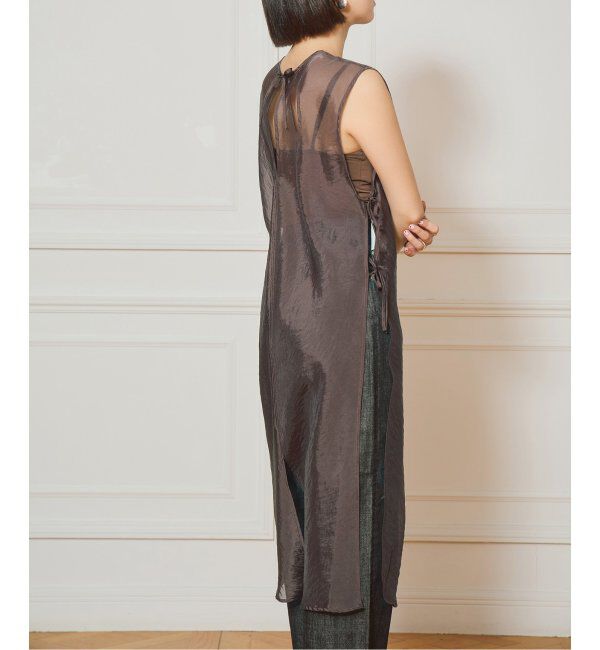 IENA LA BOUCLE「VIOLETTE ROOM/バイオレットルーム ロングベスト VR252618」|ベスト・ジレ|