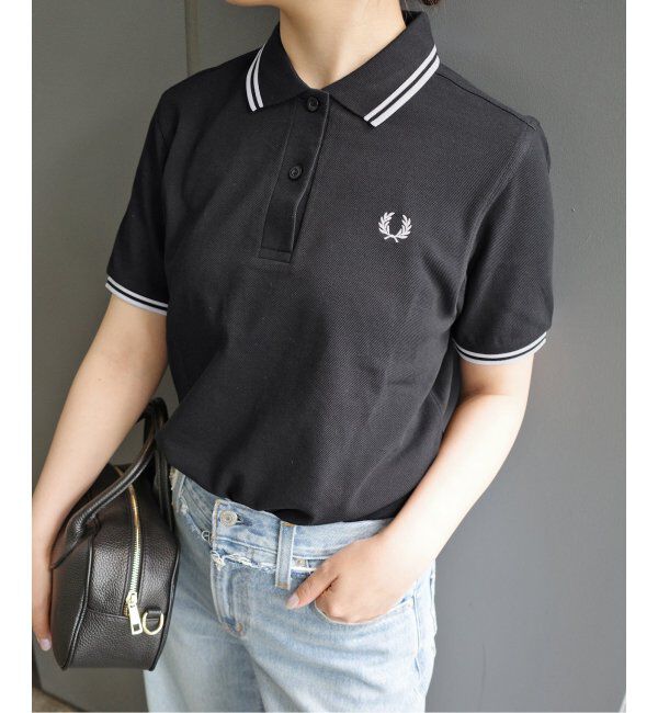 SLOBE IENA「FRED PERRY/フレッドペリー TWIN TIPPED  SHIRT G3600」|Tシャツ・カットソー|ブラック