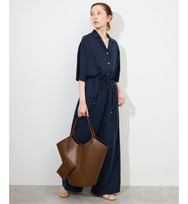 SLOBE IENA「《WEB限定/追加》ハーフスリーブオールインワン」|オールインワン|