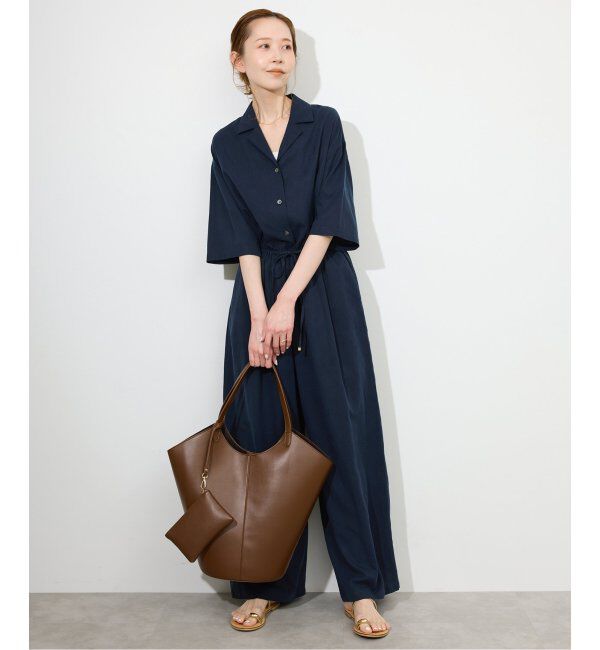 SLOBE IENA「《WEB限定/追加》ハーフスリーブオールインワン」|オールインワン|