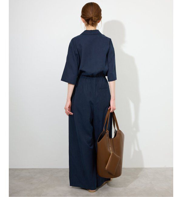 SLOBE IENA「《WEB限定/追加》ハーフスリーブオールインワン」|オールインワン|