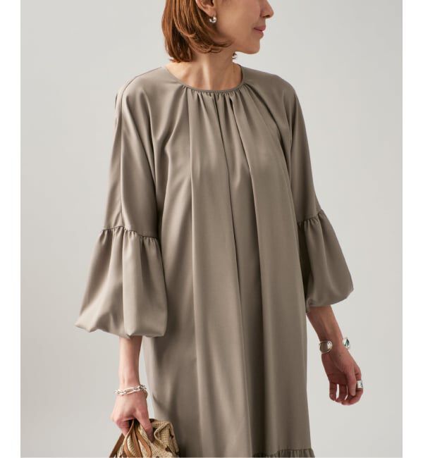 VERMEIL par iena「バルーンスリーブロングドレス」|ワンピース|