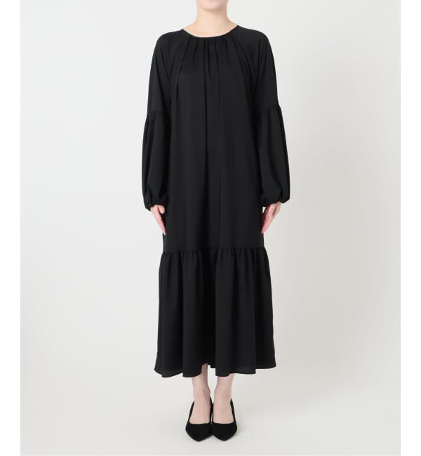VERMEIL par iena「バルーンスリーブロングドレス」|ワンピース|