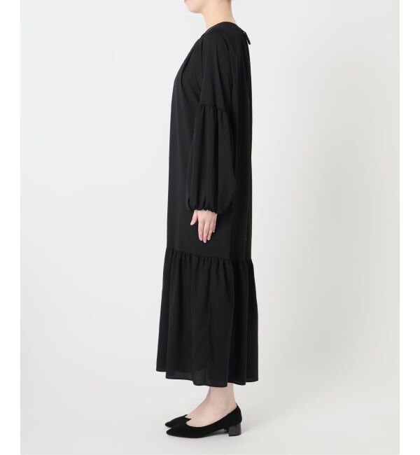 VERMEIL par iena「バルーンスリーブロングドレス」|ワンピース|
