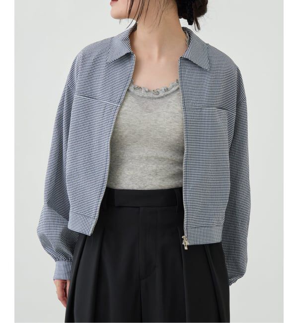 IENA LA BOUCLE「IENA LA BOUCLE ギンガムチェックシャツ」|シャツ・ブラウス|