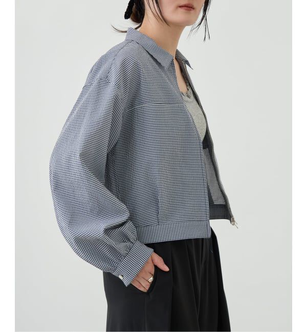 IENA LA BOUCLE「IENA LA BOUCLE ギンガムチェックシャツ」|シャツ・ブラウス|