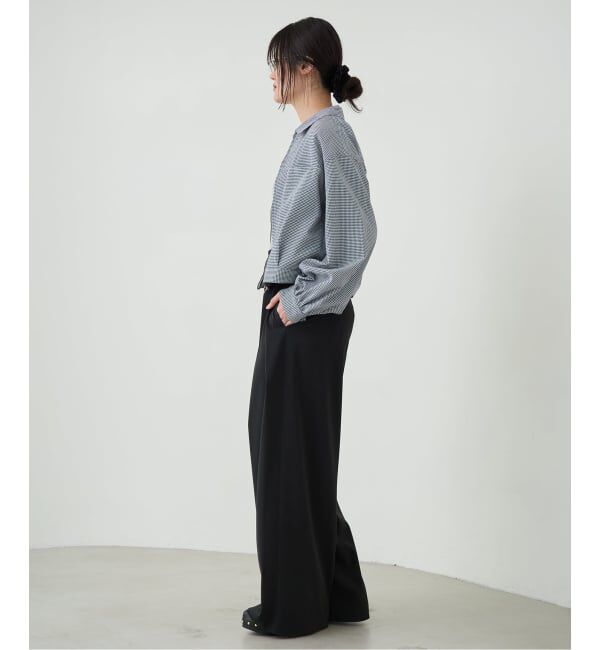 IENA LA BOUCLE「IENA LA BOUCLE ギンガムチェックシャツ」|シャツ・ブラウス|