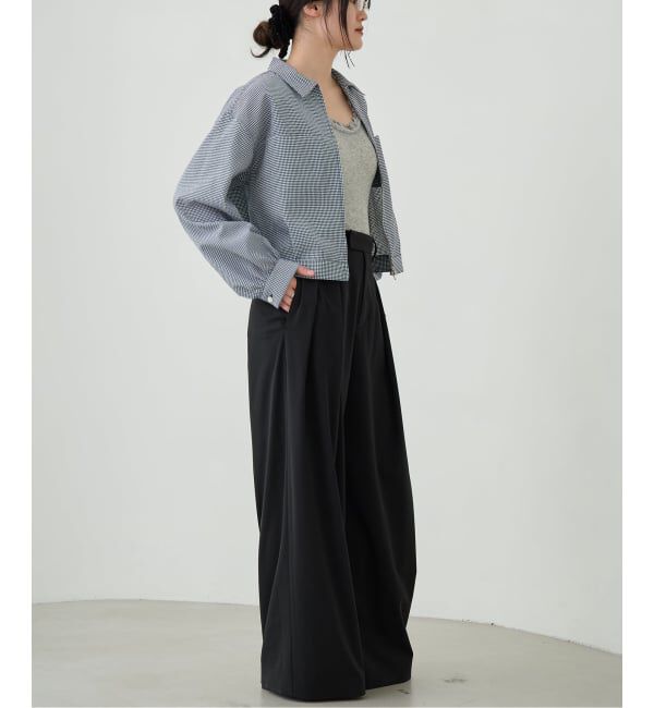 IENA LA BOUCLE「IENA LA BOUCLE ギンガムチェックシャツ」|シャツ・ブラウス|