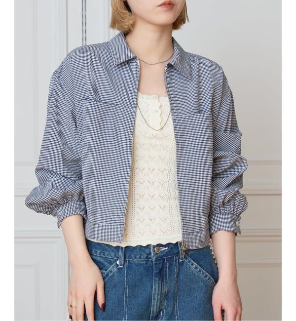IENA LA BOUCLE「IENA LA BOUCLE ギンガムチェックシャツ」|シャツ・ブラウス|