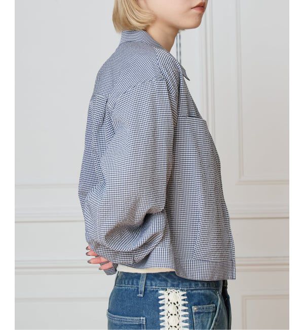 IENA LA BOUCLE「IENA LA BOUCLE ギンガムチェックシャツ」|シャツ・ブラウス|