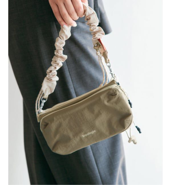 IENA「TOPOLOGIE BOTTOLE SACOCHE BAG MEDIUM バッグ TP-WBA-BS2-MOP-51」|その他|グリーン