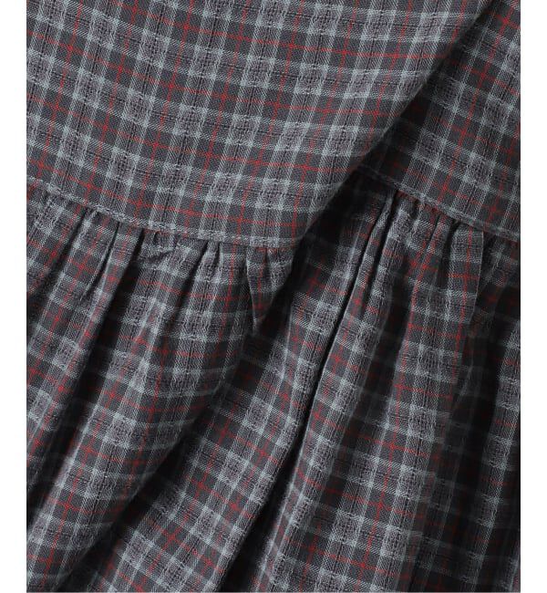 IENA「《予約》BLACK チェックキャミブラウス」|シャツ・ブラウス|