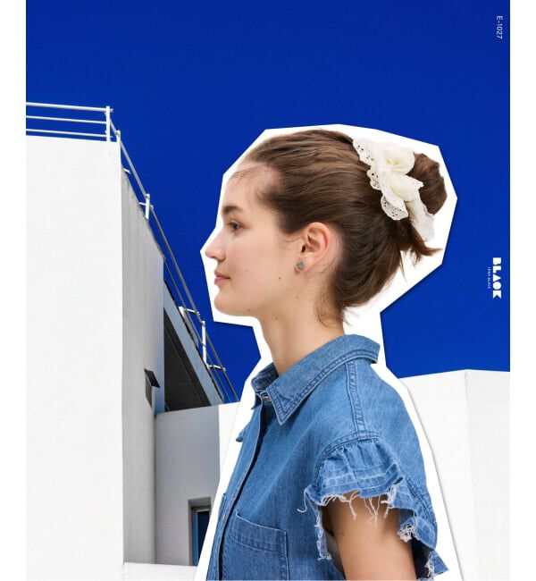 IENA「《予約》BLACK レースシュシュ」|その他|