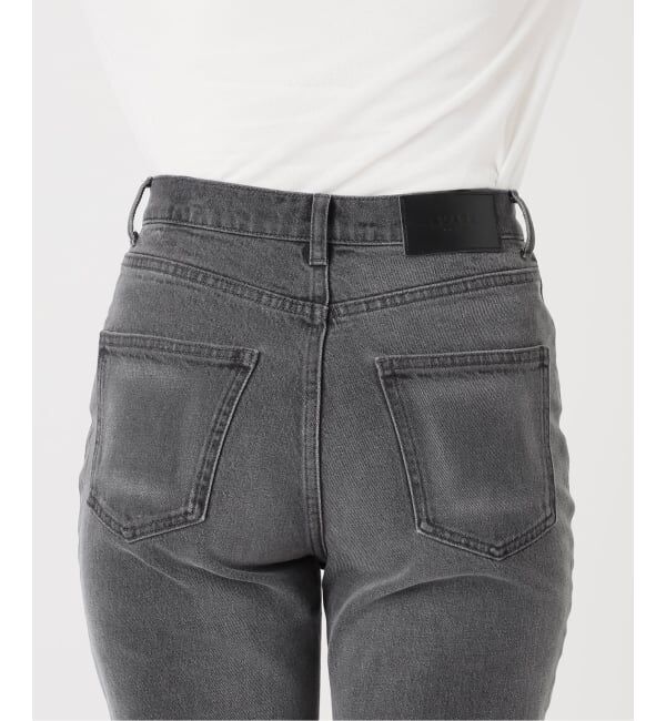 IENA「《予約》BLACK クロップドデニムパンツ」|デニム|