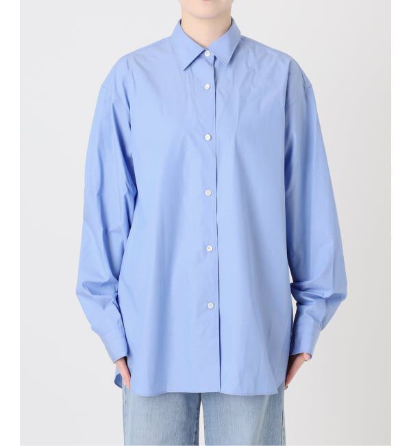 IENA「《予約》BLACK コサージュ付きシャツ」|シャツ・ブラウス|