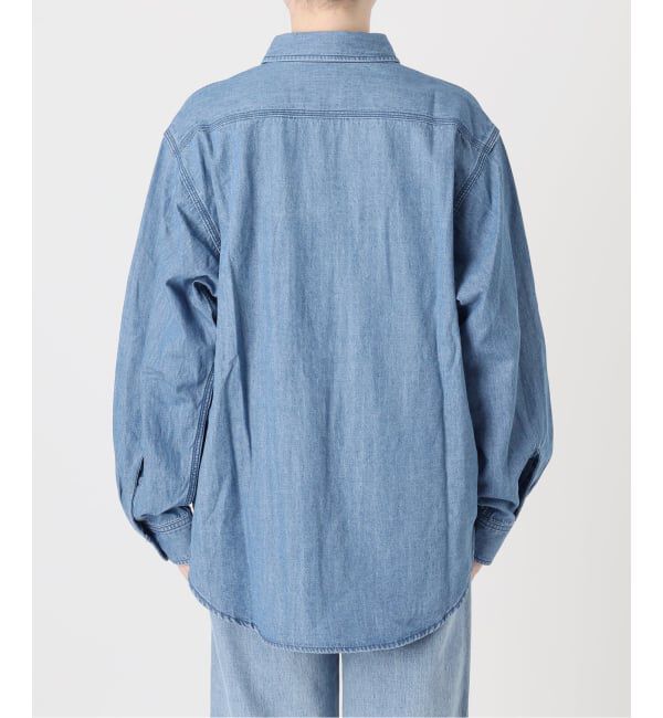 IENA「《予約》BLACK シャンブレーシャツ」|シャツ・ブラウス|