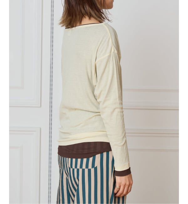 IENA LA BOUCLE「《予約》IENA LA BOUCLE シアーフライスプルオーバー」|Tシャツ・カットソー|