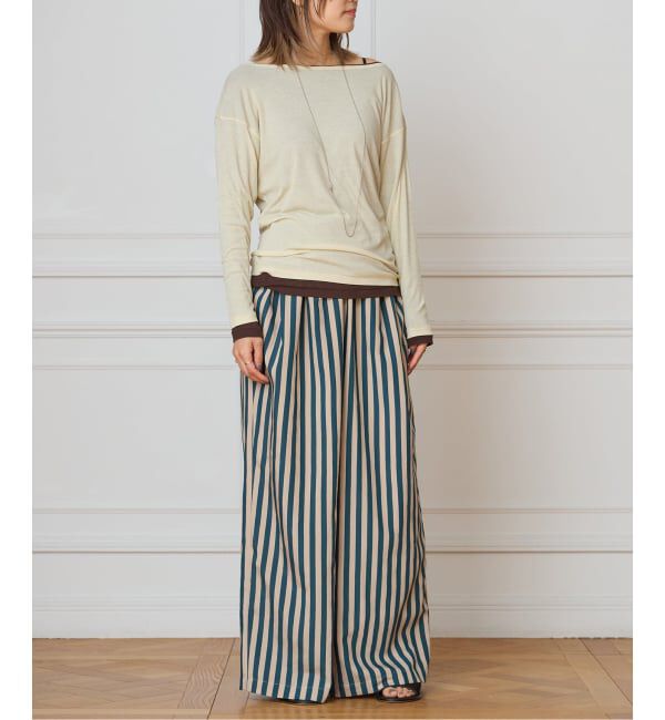 IENA LA BOUCLE「《予約》IENA LA BOUCLE シアーフライスプルオーバー」|Tシャツ・カットソー|