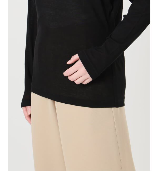 IENA LA BOUCLE「《予約》IENA LA BOUCLE シアーフライスプルオーバー」|Tシャツ・カットソー|