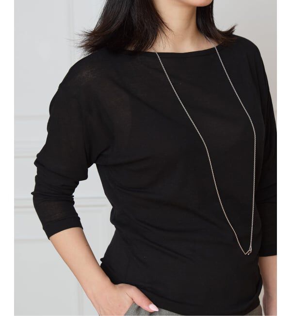 IENA LA BOUCLE「《予約》IENA LA BOUCLE シアーフライスプルオーバー」|Tシャツ・カットソー|