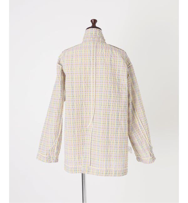 IENA LA BOUCLE「《予約》IENA LA BOUCLE シアーチェックジャケット」|テーラードジャケット|