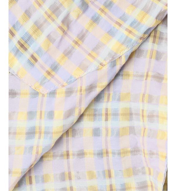 IENA LA BOUCLE「《予約》IENA LA BOUCLE シアーチェックジャケット」|テーラードジャケット|