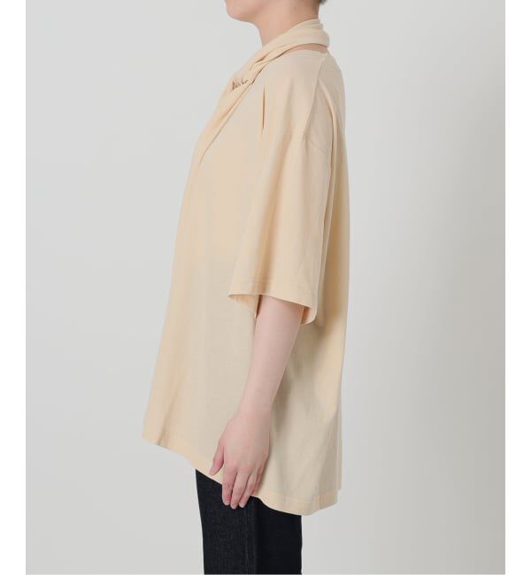 SLOBE IENA「《予約》Plus by ONIT/オニット SLOBE別注 スカーフ付Tシャツ」|Tシャツ・カットソー|