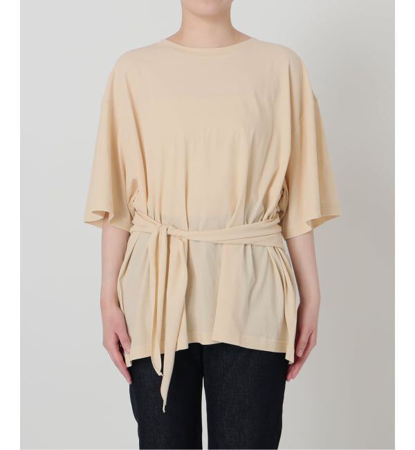 SLOBE IENA「《予約》Plus by ONIT/オニット SLOBE別注 スカーフ付Tシャツ」|Tシャツ・カットソー|