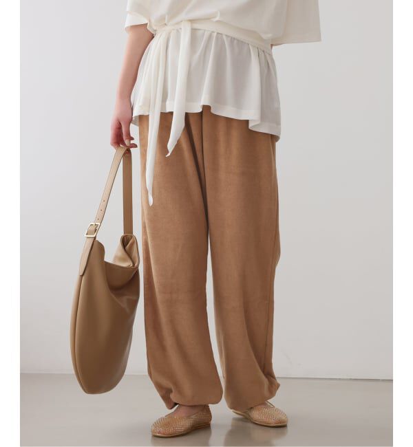 SLOBE IENA「《予約》Plus by ONIT/オニット SLOBE別注 2way パイルパンツ」|その他|