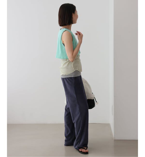 SLOBE IENA「《予約》Plus by ONIT/オニット SLOBE別注 2way パイルパンツ」|その他|