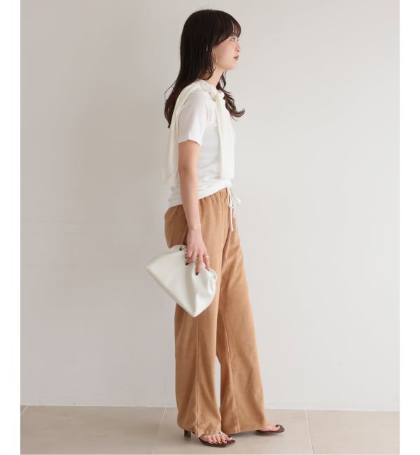 SLOBE IENA「《予約》Plus by ONIT/オニット SLOBE別注 2way パイルパンツ」|その他|