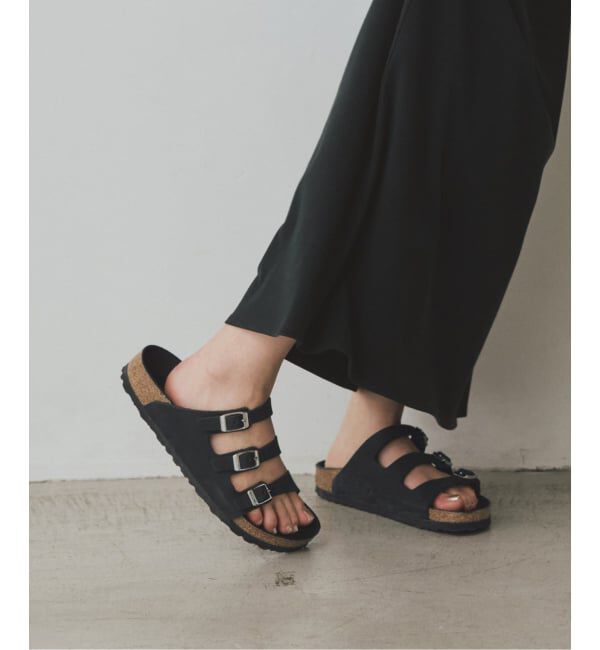 SLOBE IENA「《予約》BIRKENSTOCK/ビルケンシュトック SLOBE別注 Florida FR LENB Black 1032569」|サンダル|