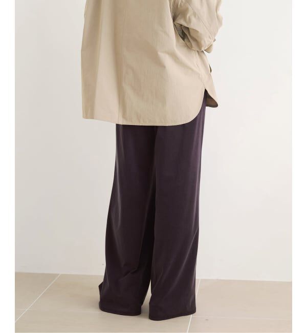 IENA LA BOUCLE「《追加予約》IENA LA BOUCLE Cupra mix イージーパンツ」|その他|