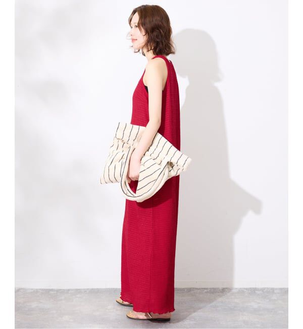 SLOBE IENA「《シリーズあり/予約》シュリンクジャージーアメスリワンピース」|ワンピース|