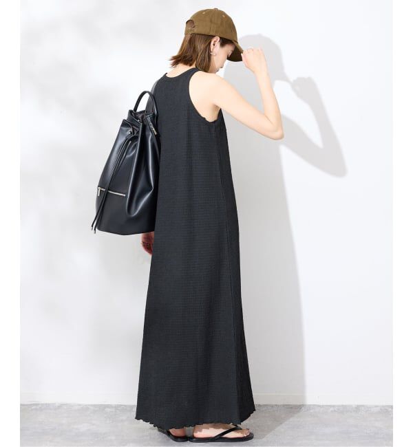 SLOBE IENA「《シリーズあり/予約》シュリンクジャージーアメスリワンピース」|ワンピース|