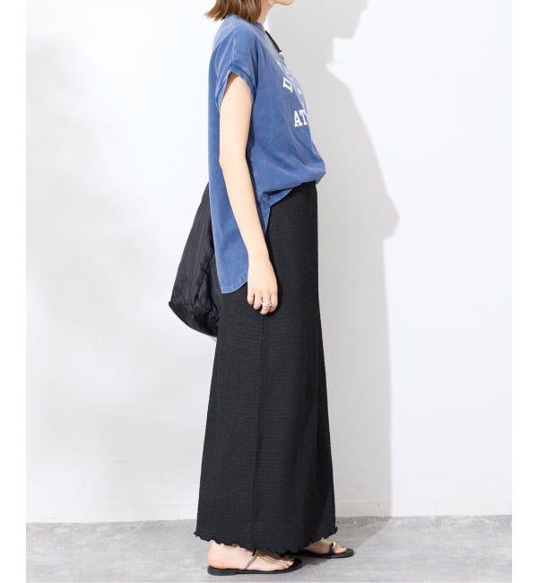 SLOBE IENA「《シリーズあり/予約》シュリンクジャージースカート」|スカート|