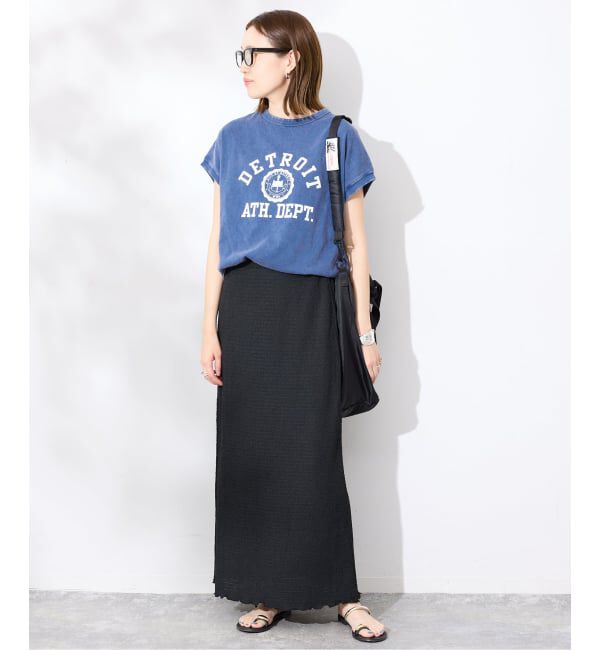 SLOBE IENA「《シリーズあり/予約》シュリンクジャージースカート」|スカート|